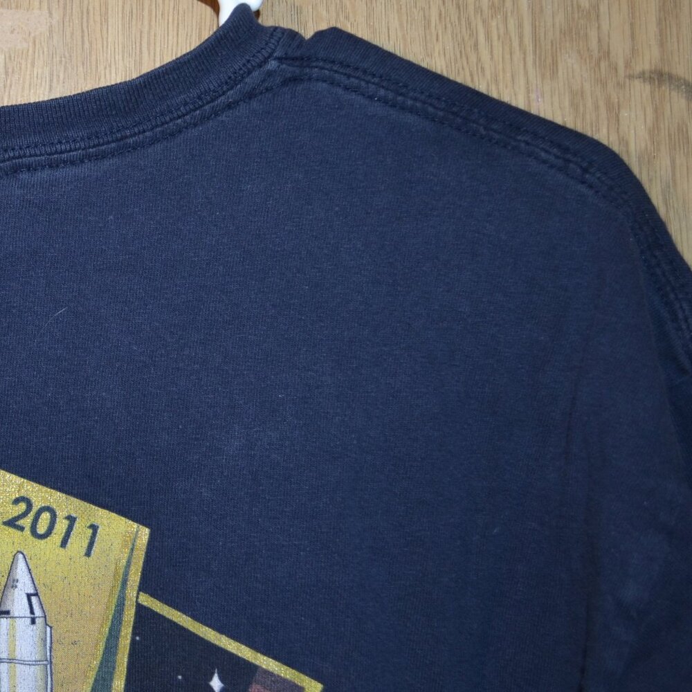 Nasa Space Shuttle Program Double Graphic Tee 198… - image 8
